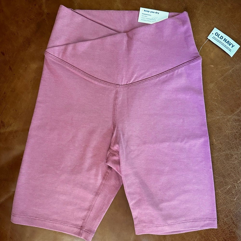 Old Navy NWT Women's Mauve Pink Bike Shorts